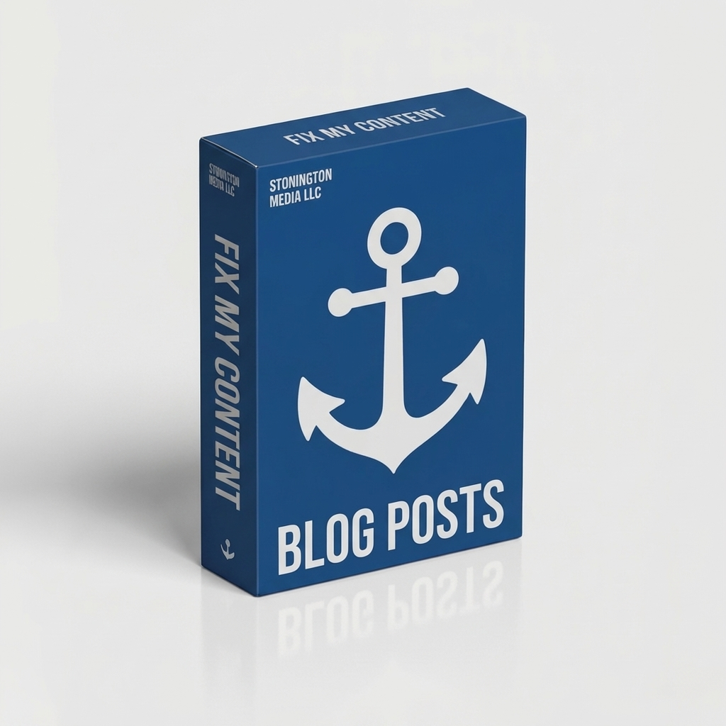 Do you need to keep your blog current? Order 4 blog posts.